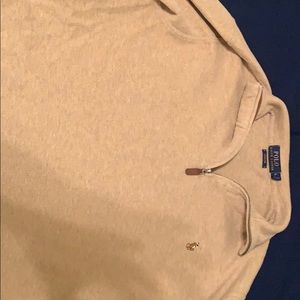 Polo Ralph Lauren 3/4 zip up sweater (estate rip)
